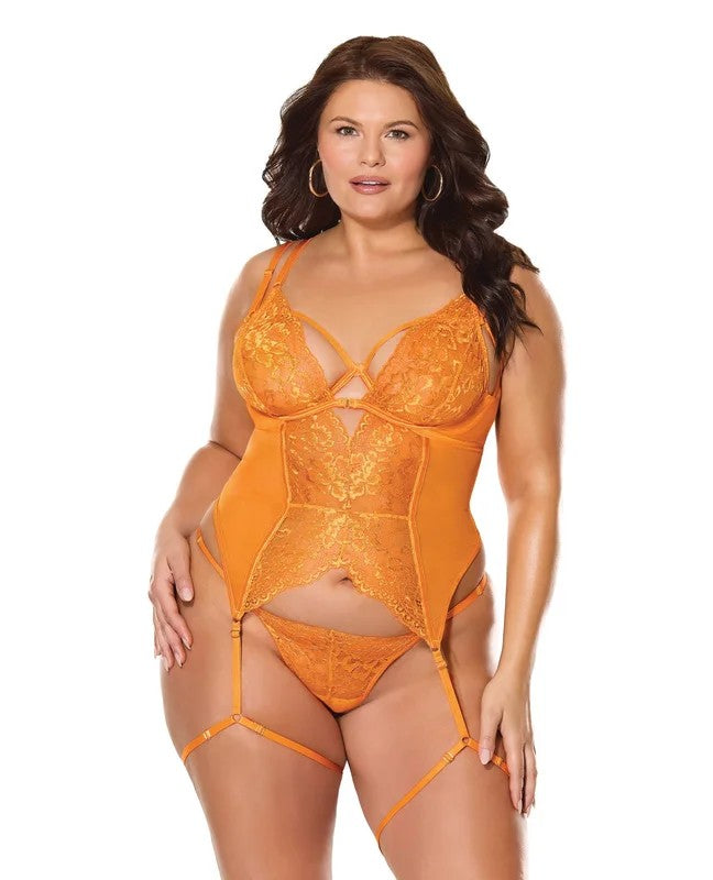 MangoObsessionBustierw/Thong–OrangeQN
