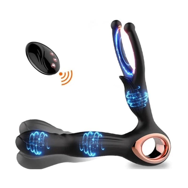 MassagerRotatingAnalVibratorMaleMasturbatorButtPlugVibrators