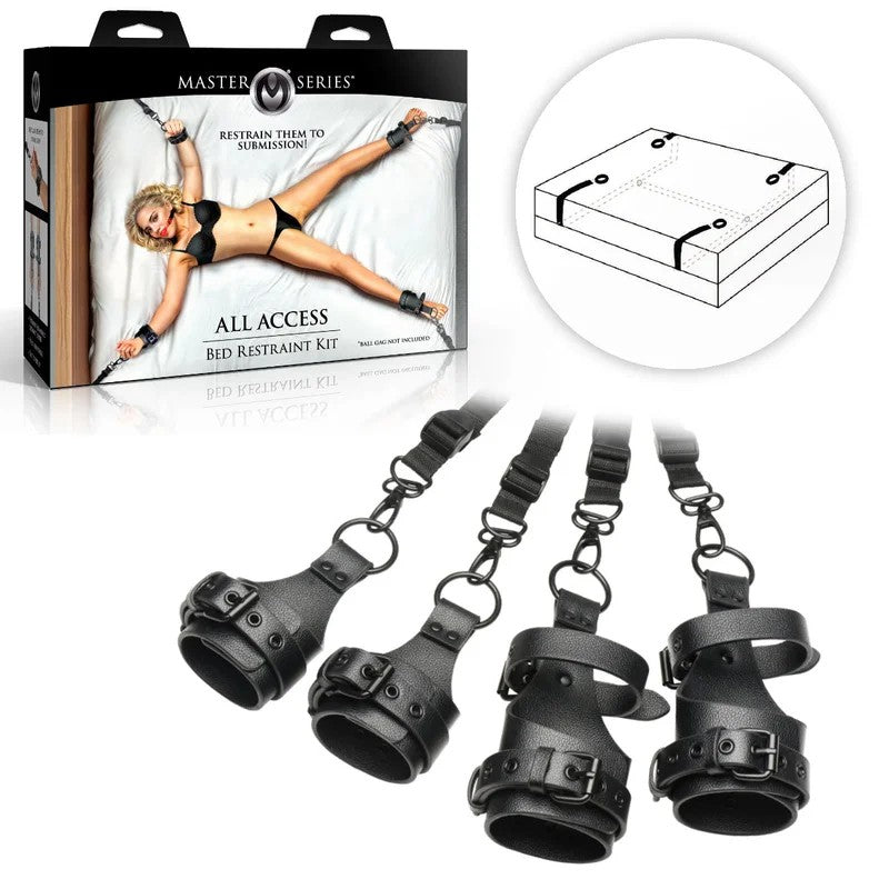 MasterSeries–AllAccessBedRestraintKit(Black)