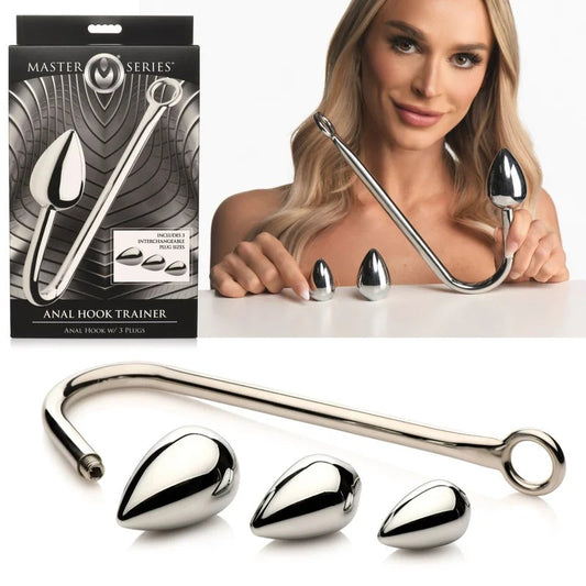 MasterSeries–AnalHookTrainerSet(Chrome)