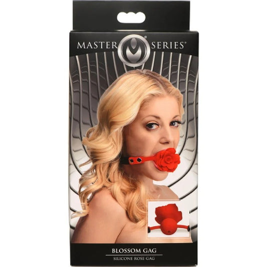 MasterSeries–BlossomGagSiliconeRoseGag|MouthGag