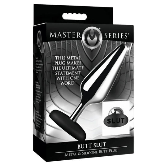 MasterSeries–ButtSlutMetal&SiliconeButtPlug|ButtPlug