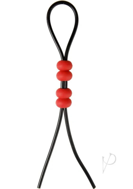 MasterSeries–CrimsonTiedBoloLassoStyleAdjustableCockRing