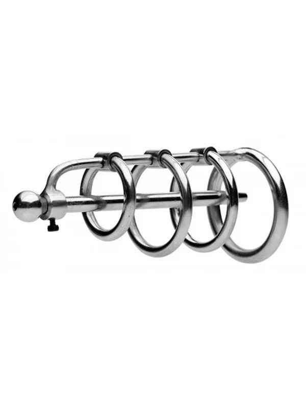 MasterSeries–GatesofHellStainlessSteelAdjustableCumThroughSoundCage