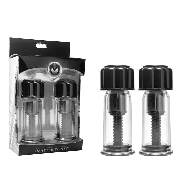 MasterSeries–MaxxxPowerfulNippleSuckers(Clear/Black)