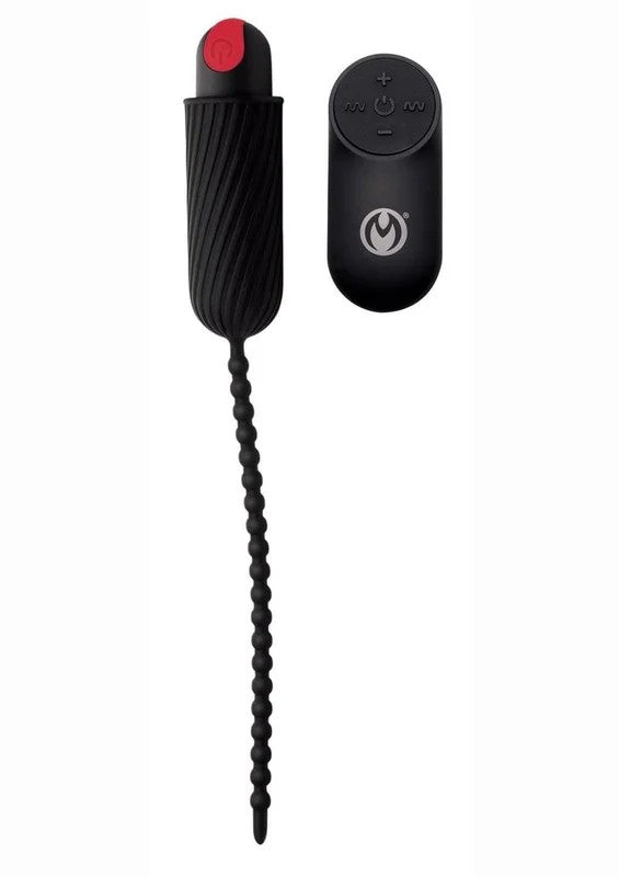 MasterSeries28xDarkChainRechargeableSiliconeRemoteControlUrethralSoundingChain