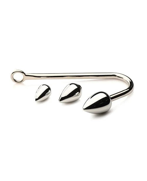 MasterSeriesAnalHookTrainerw/3Plugs–Silver