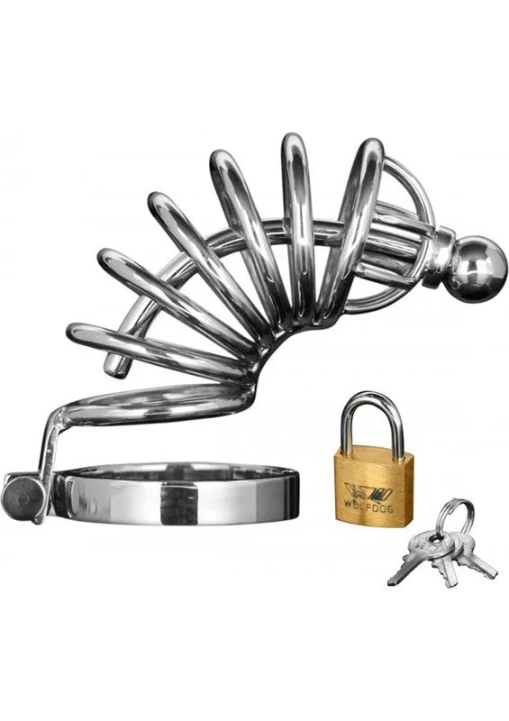 MasterSeriesAsylum6RingLockingChastityCage