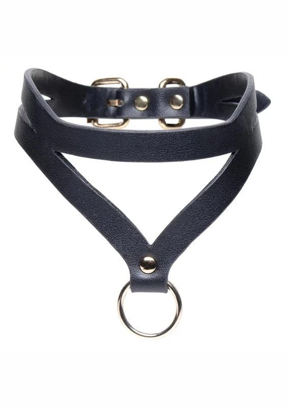 MasterSeriesBondageBaddieCollarwithO-Ring