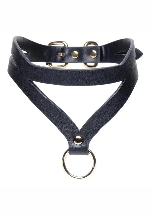 MasterSeriesBondageBaddieCollarwithO-Ring