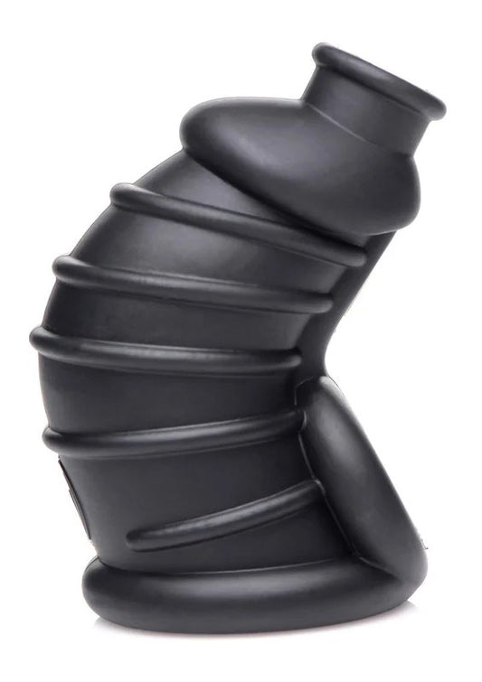 MasterSeriesDarkChamberSiliconeChastityCage