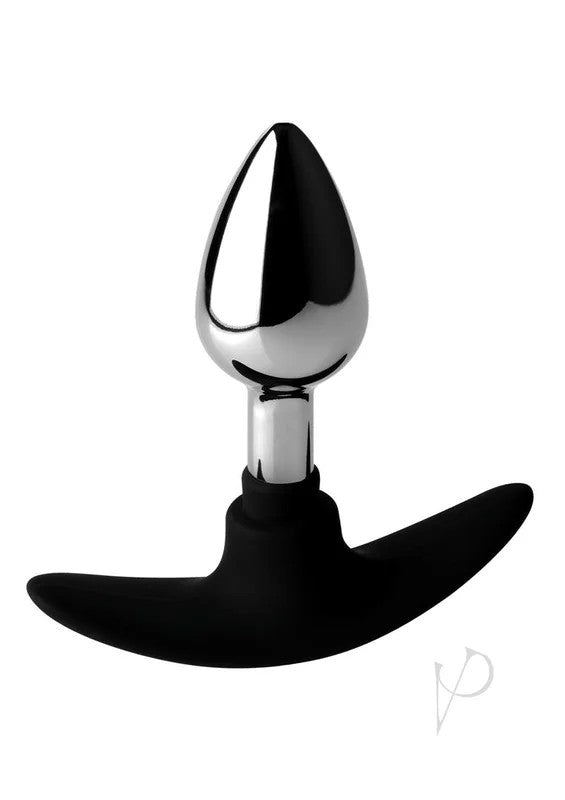 MasterSeriesDarkInvaderMetalandSiliconeAnalPlug