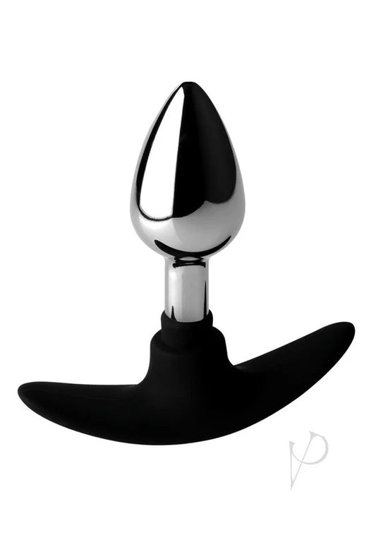 MasterSeriesDarkInvaderMetalandSiliconeAnalPlug