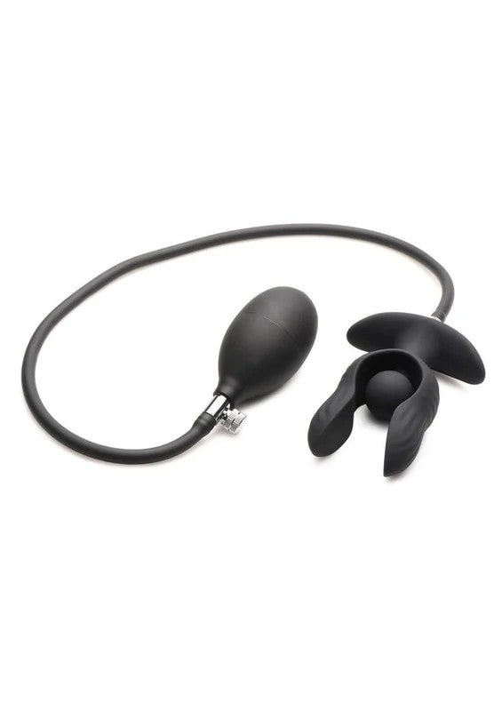MasterSeriesDarkPearlInflatableRechargeableVibratingButtPlug