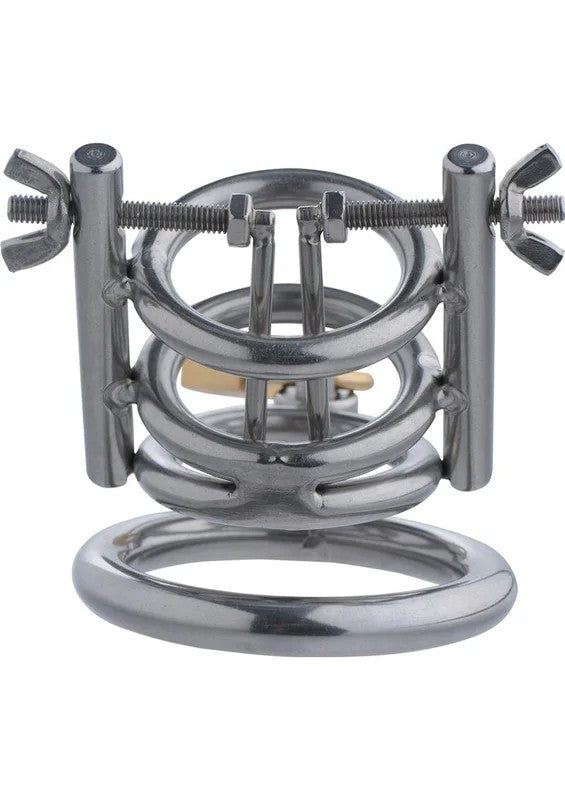 MasterSeriesDeluxeCleaverUrethralSpreaderCBTChastityCage
