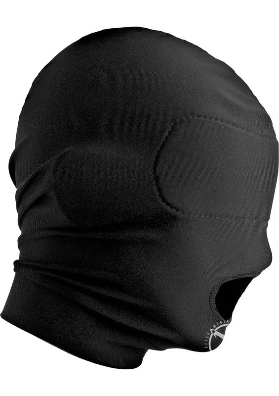 MasterSeriesDisguiseOpenMouthHoodwithPaddedBlindfold