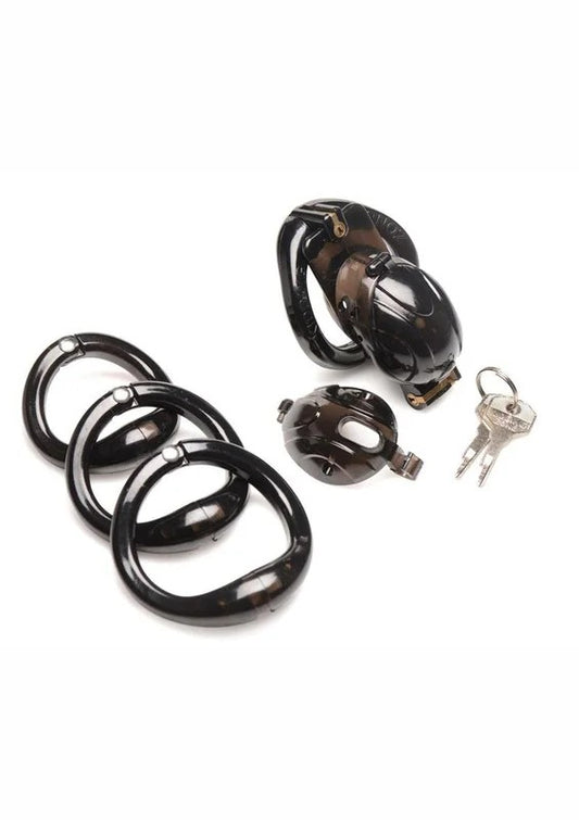MasterSeriesDoubleLockdownLockingCustomizableChastityCage