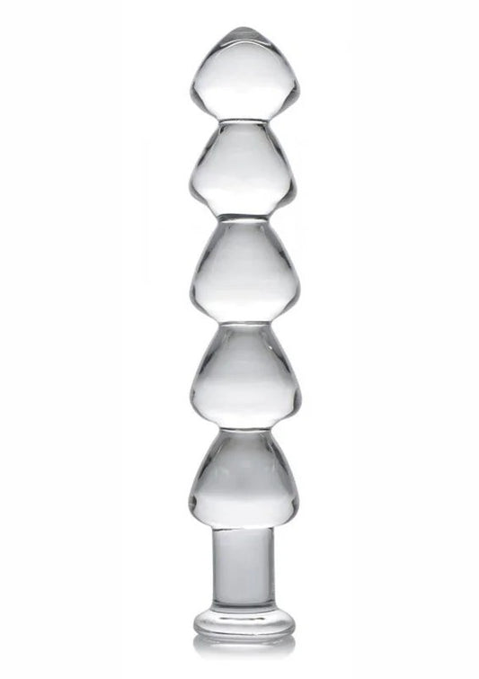 MasterSeriesDropsAnalLinksGlassDildo