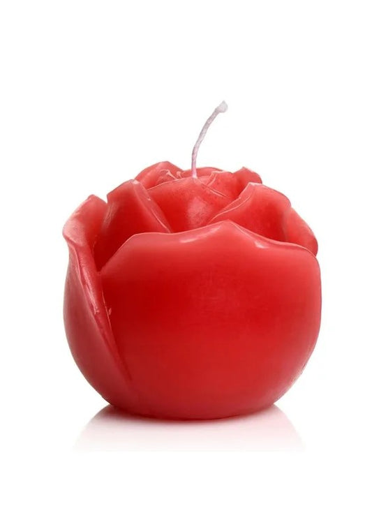 MasterSeriesFlamingRoseRoseDripCandle