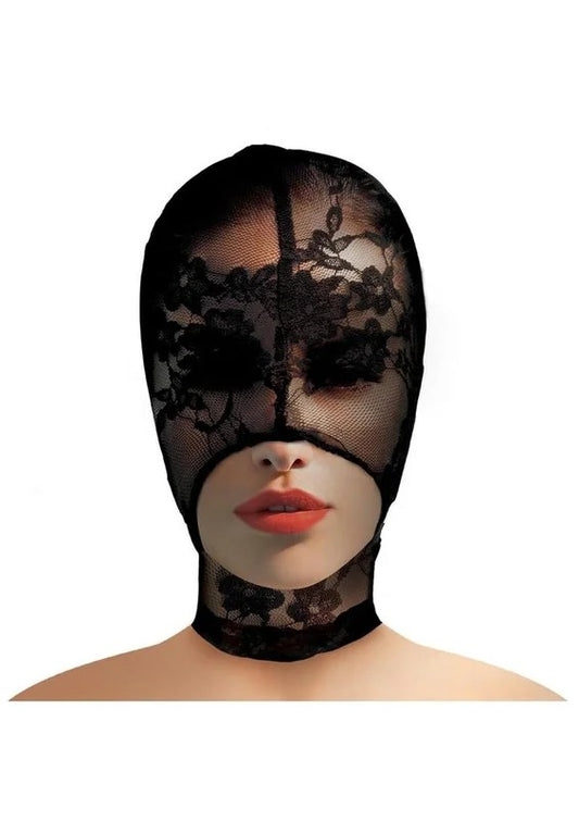 MasterSeriesLaceSeductionLaceBondageHood