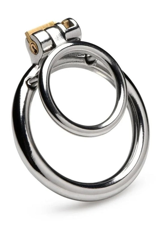 MasterSeriesLockedCockStainlessSteelLockingCockandBallRing