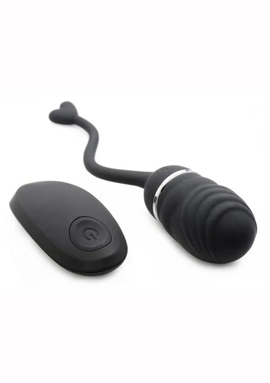 MasterSeriesO-BombRechargeableSiliconeEggVibratorwithRemote