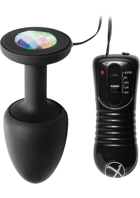 MasterSeriesParagonGemAccentedVibratingAnalPlug