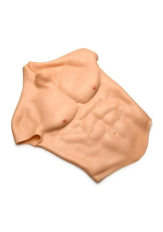 MasterSeriesRippedSiliconeMaleChestShirt