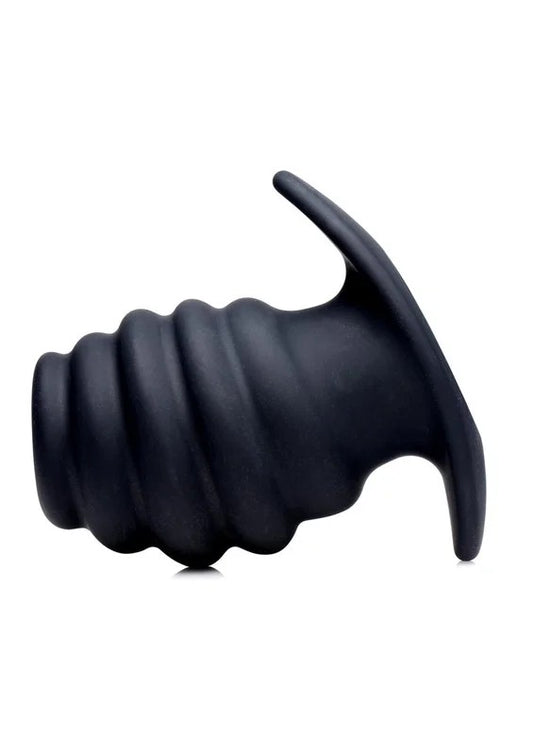 MasterSeriesSiliconeRibbedHollowAnalPlug