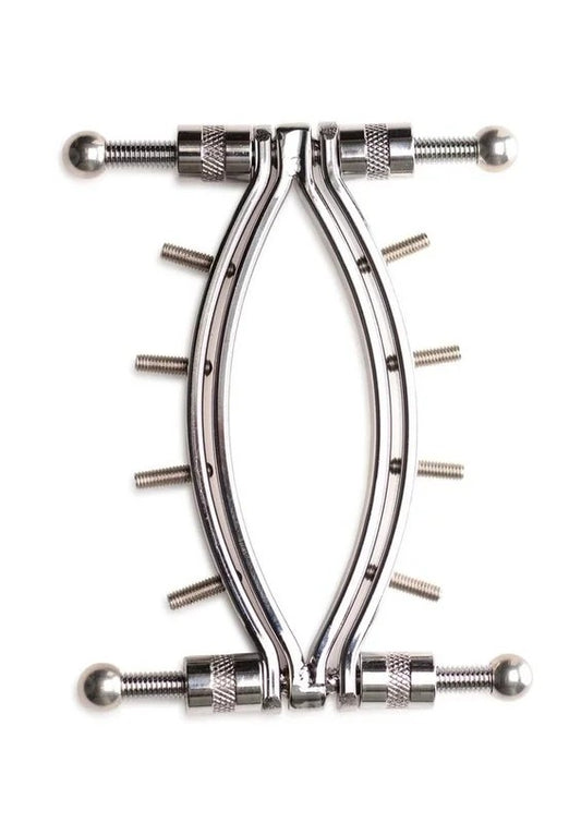 MasterSeriesSpread‘EmPokerStainlessSteelLabiaClampwithAdjustablePressureScrews