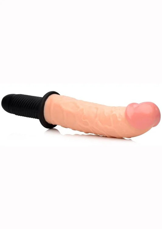 MasterSeriesTheCurvedDicktatorVibratingGiant13.5inDildoThruster