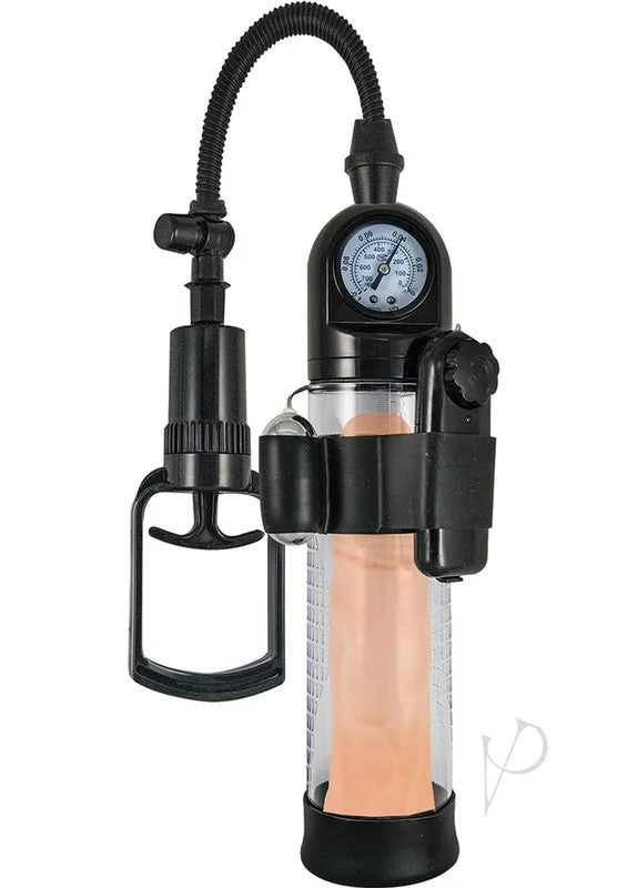 MaxxGearVibratingVacuumGaugePenisPump