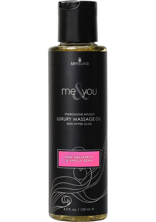 MeandYouPheromoneInfusedLuxuryMassageOilPinkGrapefruitVanillaBean