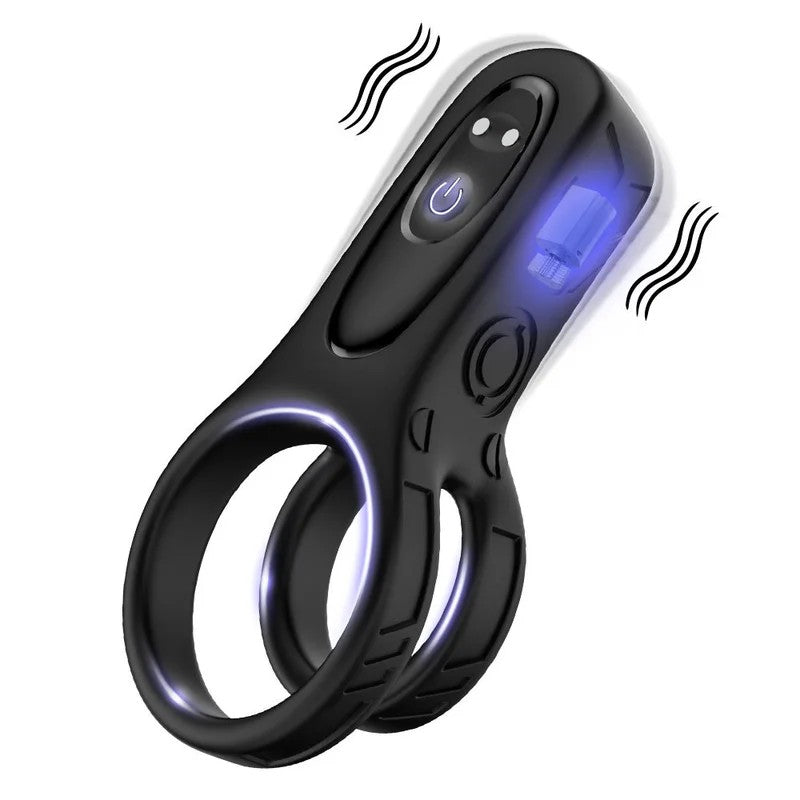 MechaDoubleRingCockRingSexToysforManPenisRing