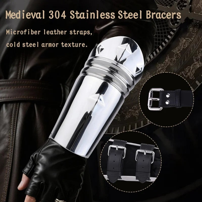 Medieval-StyleHeavyMetalBracers-ElevateYourPowerPlayandBondageRituals