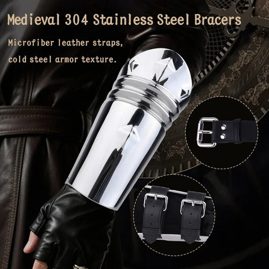 Medieval-StyleHeavyMetalBracers-ElevateYourPowerPlayandBondageRituals