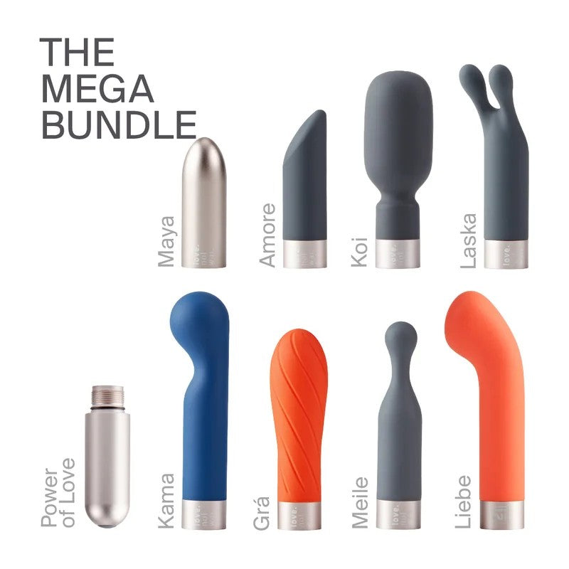 MegaBundle–ClitoralandG-spotcouplesBulletandWandVibratorsforQuietAward-WinningCouplesPlay