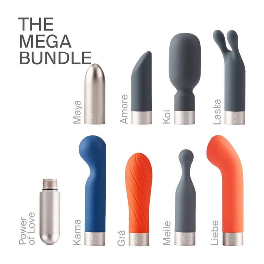 MegaBundle–ClitoralandG-spotcouplesBulletandWandVibratorsforQuietAward-WinningCouplesPlay