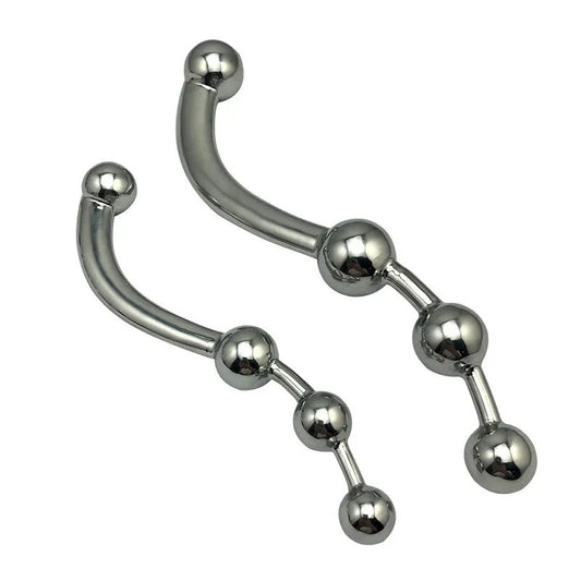 MetalAnalDildoButtPlug–AnalBeadsLargeDildoFemaleMaleSexToys