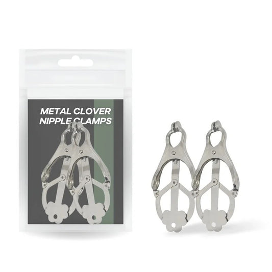 MetalCloverStyleNippleClamps(Silver)