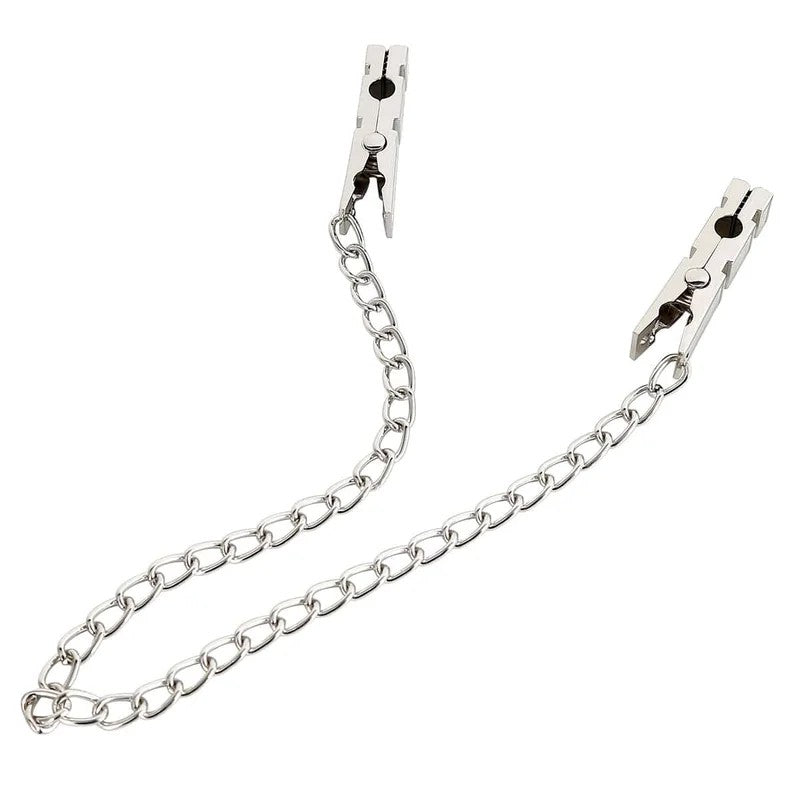 MetalNippleClampsWithMetalChain