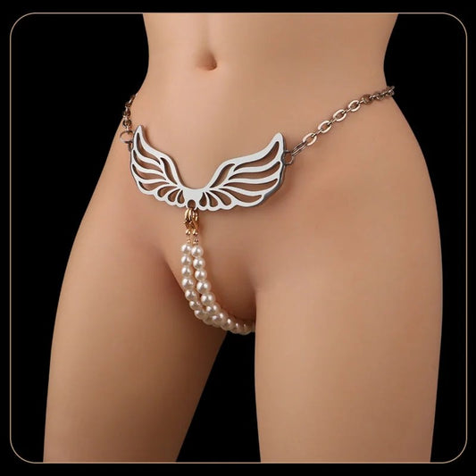 MetalStraponCrotchlessPanties–BreedingKinkSex&BettieBondageBDSMForeplayToy
