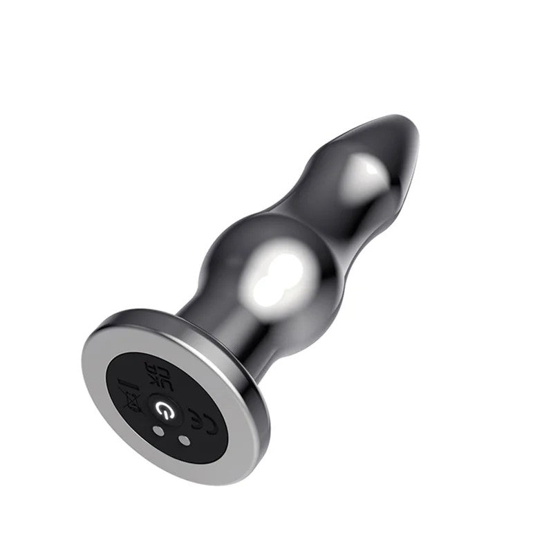 MetalVibratingAnalPlugMagneticRechargeable