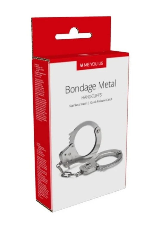 MEYOUUSBondageMetalHandcuffs–Stainless