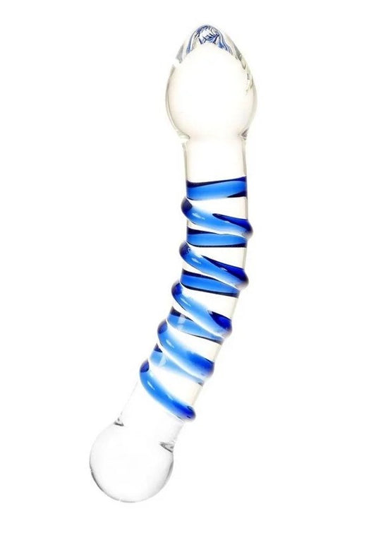 MEYOUUSTexturedIceG-SpotandP-SpotTeaserGlassDildo