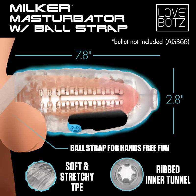 MilkerMasturbatorwithBallStrap