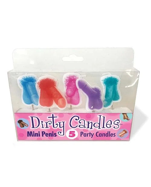 MiniPenisDirtyCandleSet–SetOf5