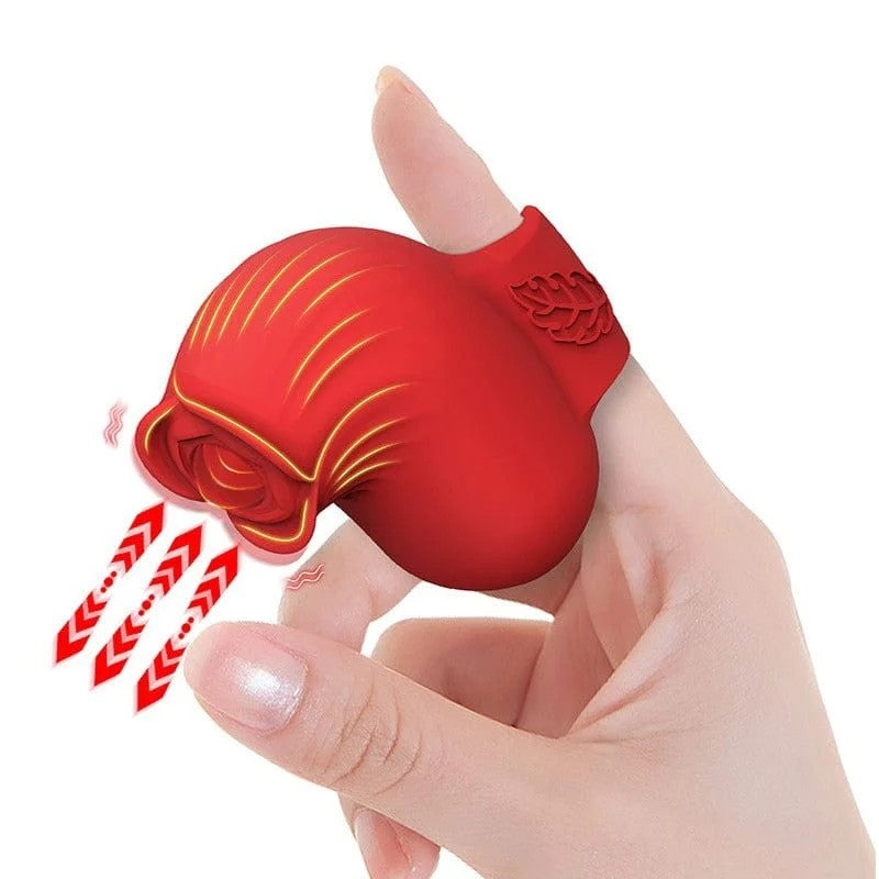 MiniRoseFingerVibratorClitoralstimulationforCouplesflirting