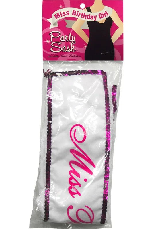 MissBirthdayGirlPartySash