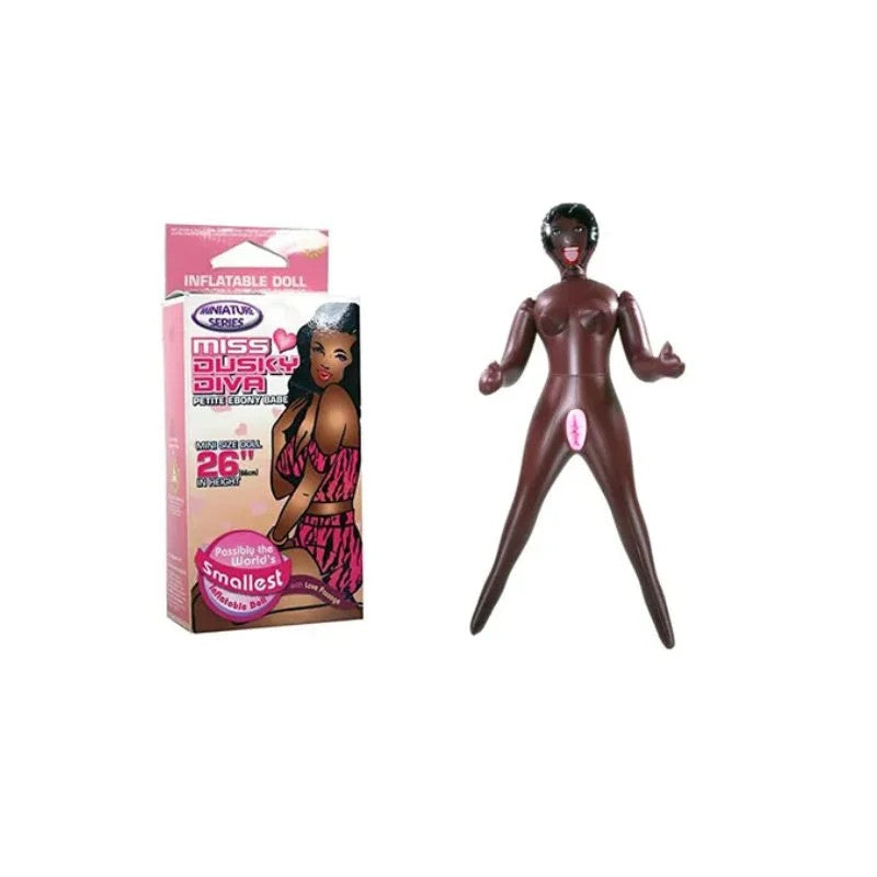 MissDuskyDiva–PetiteEbonyBabeMiniInflatableDoll–(66cm)